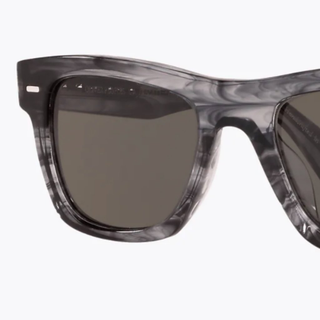 Oliver Peoples Oliver Sun 49mm Navy Smoke/Carbon Grey Msrp$531 Iver Rare